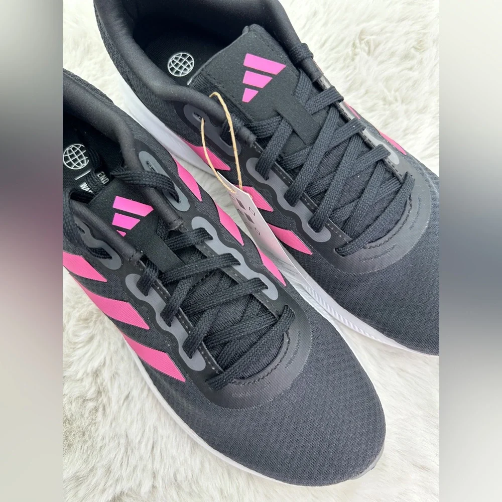 Adidas Women's Run‎ Falcon 3.0 Shoes Size 8.5 NWT Pink Black